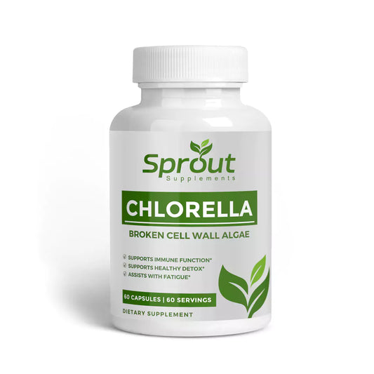 Chlorella - Broken Cell Wall Algae | 60 Vegan Capsules