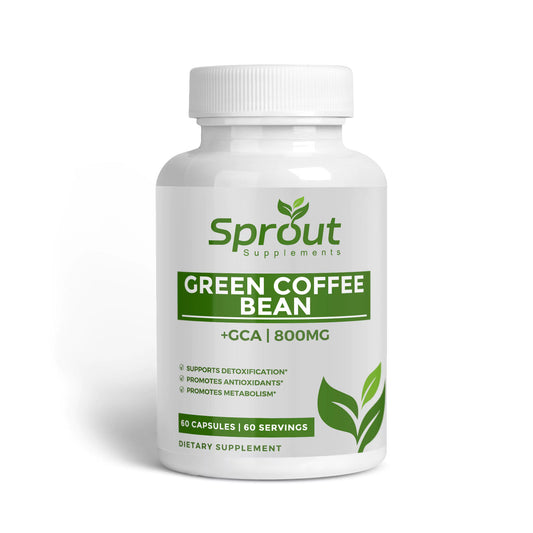 Green Coffee Bean Extract + GCA - 800mg | 60 Vegan Capsules